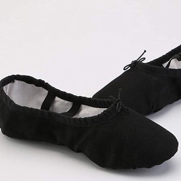 MissFiona Canvas Ballet Slippers 2 pair - Picture 3 of 7